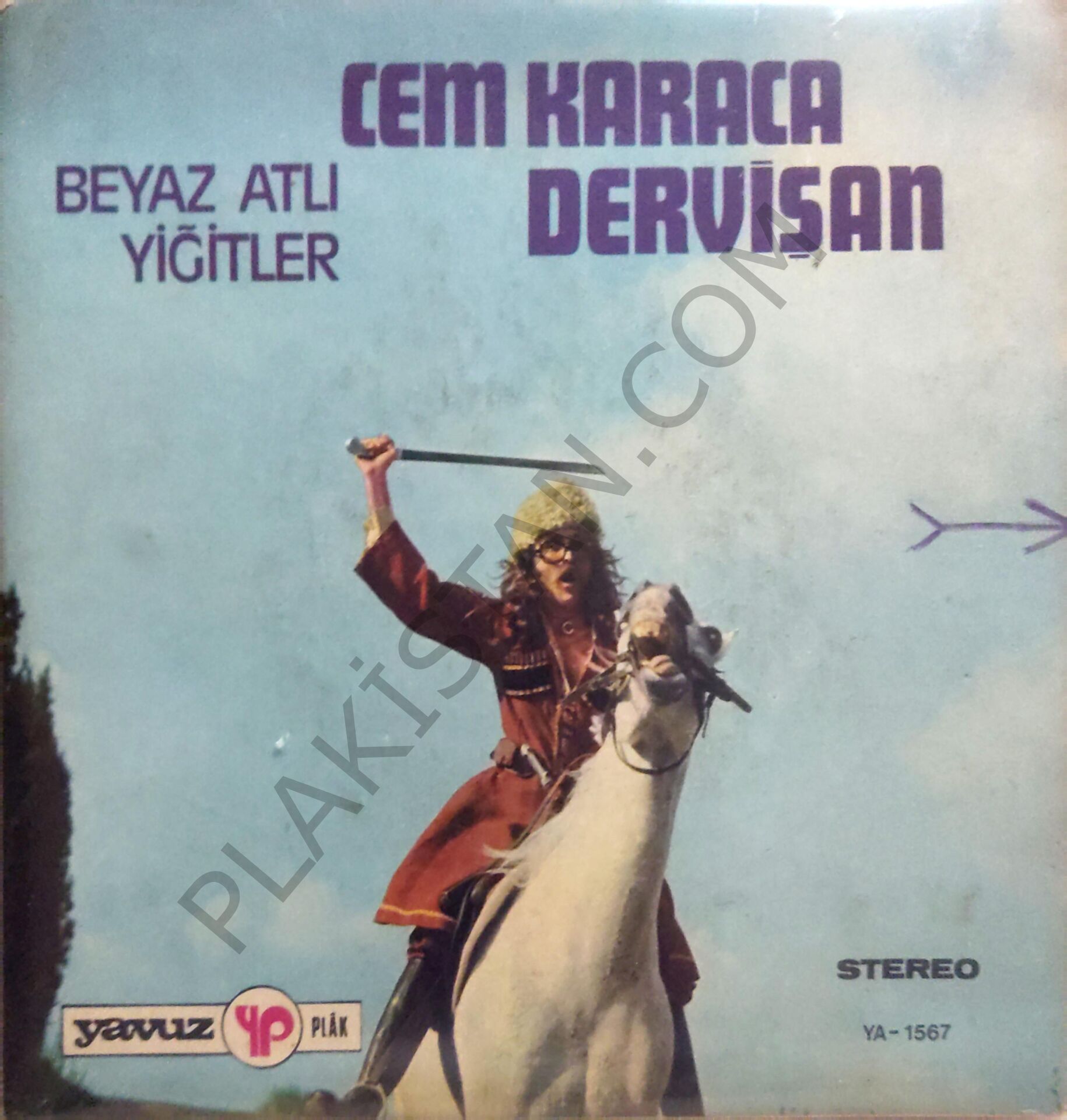 Cem Karaca Dervişan Beyaz Atlı 45lik