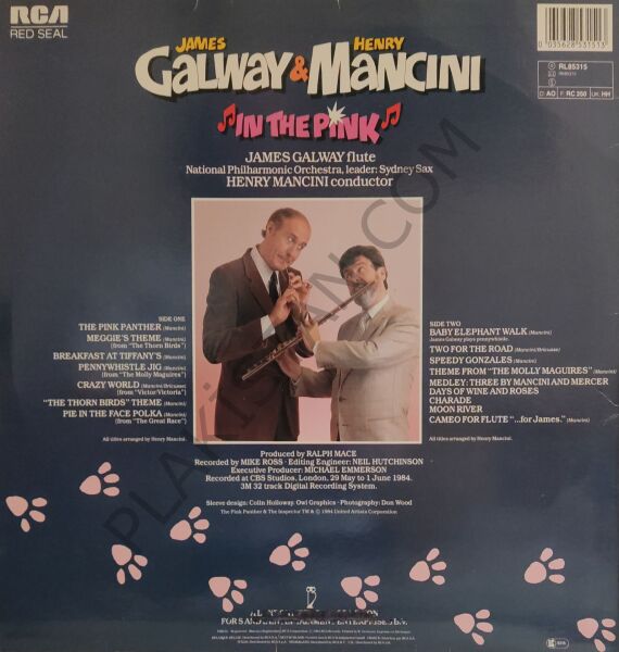 James Galway & Henry Mancini – In The Pink LP PLAK