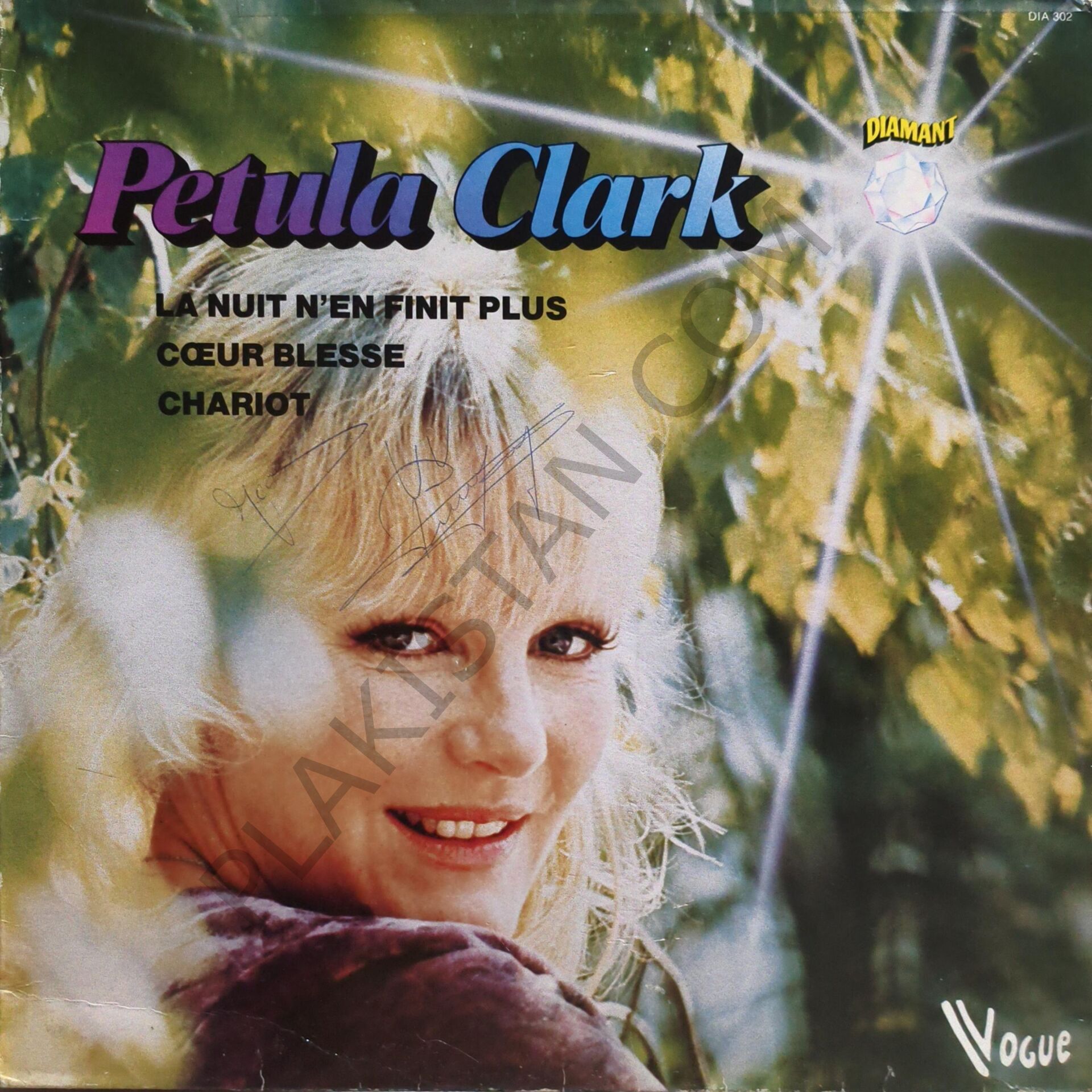 Petula Clark – La Nuit N'en Finit Plus, Cœur Blessé, Chariot LP PLAK
