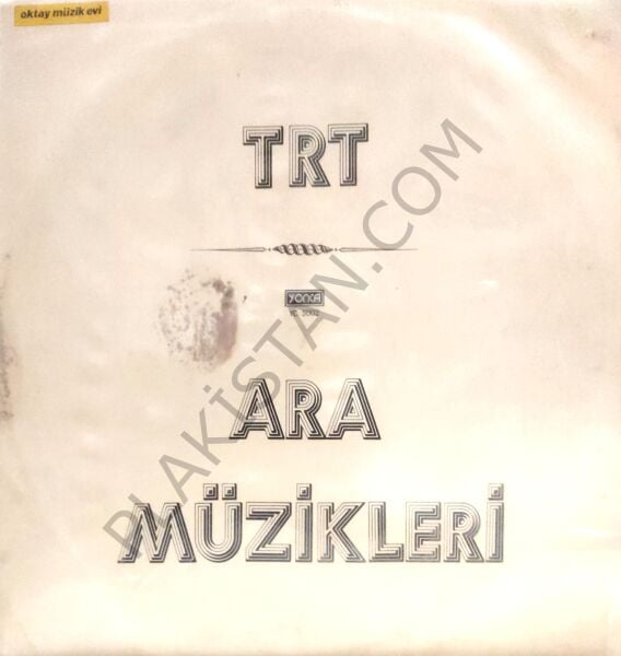 TRT Ara Müzikleri 1 LP PLAK