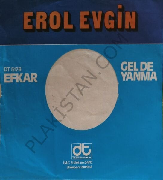Erol Evgin - Efkar 45 LİK PLAK