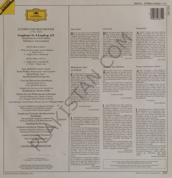 Beethoven – Ode To Freedom · Bernstein In Berlin · Symphony Nr. 9