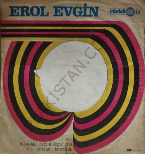 Erol Evgin - Bir Yıldız Doğdu Yüceden 45 LİK PLAK