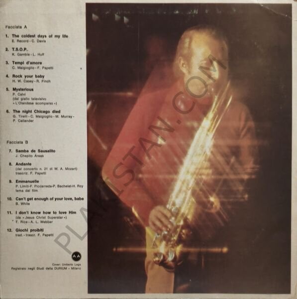 Fausto Papetti Sax – 19 Raccolta LP PLAK