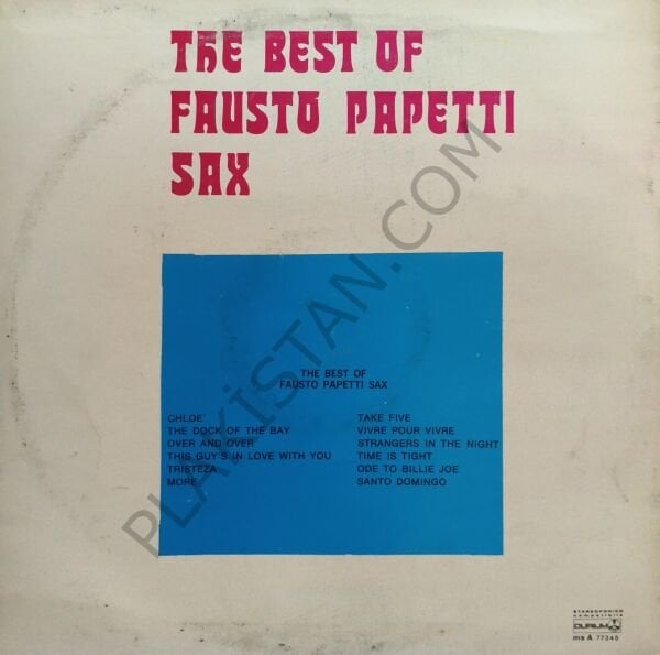 Fausto Papetti Sax LP PLAK
