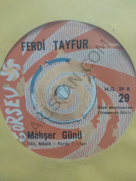 Ferdi Tayfur Mahkumların Duası 45 LİK PLAK
