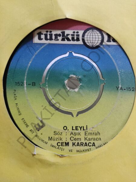Cem Karaca - O leyli - 45 lik PLAK