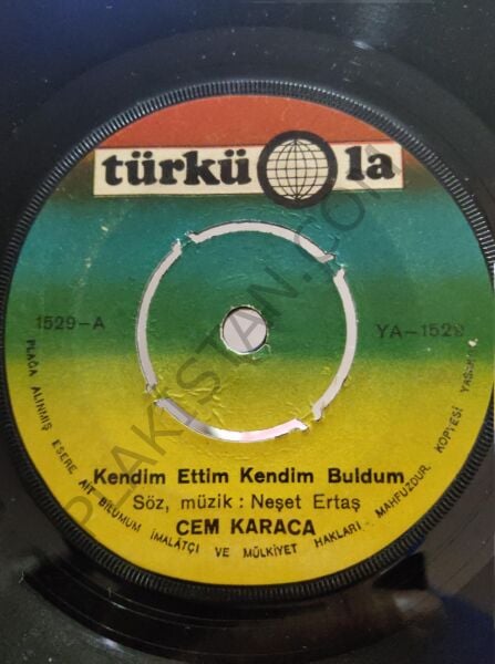 Cem Karaca - Kendim Ettim Kendim Buldum 45 lik PLAK