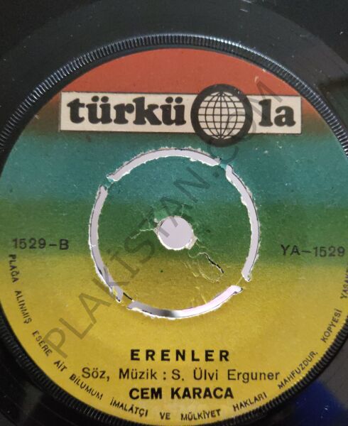 Cem Karaca - Kendim Ettim Kendim Buldum 45 lik PLAK