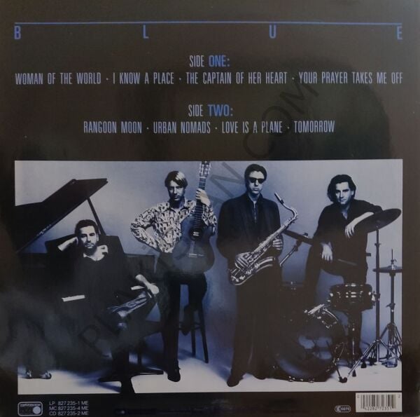 DOUBLE BLUE 1985 LP PLAK