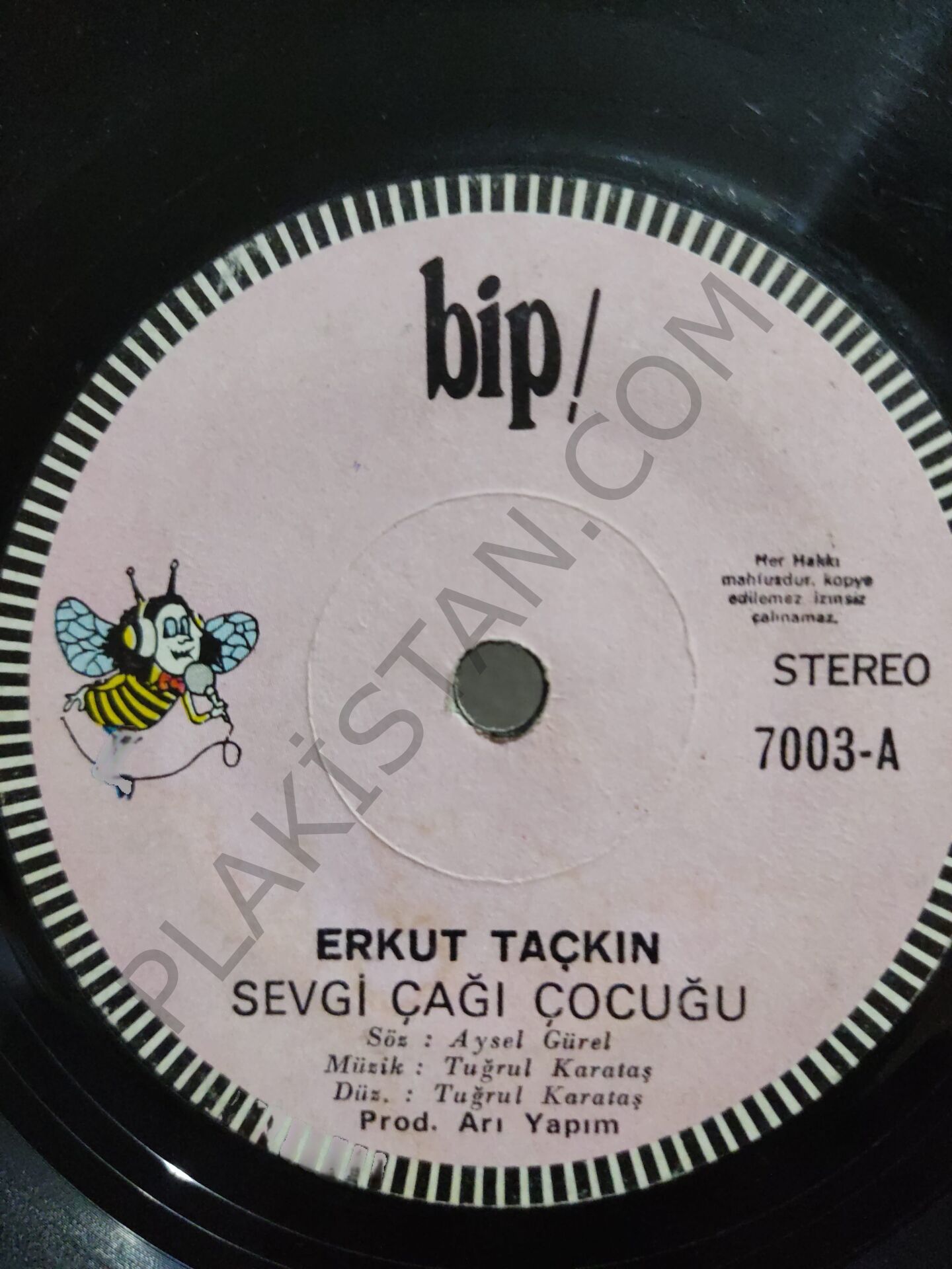 Erkut Taçkın Sevgi Çağı Çocuğu 45lik