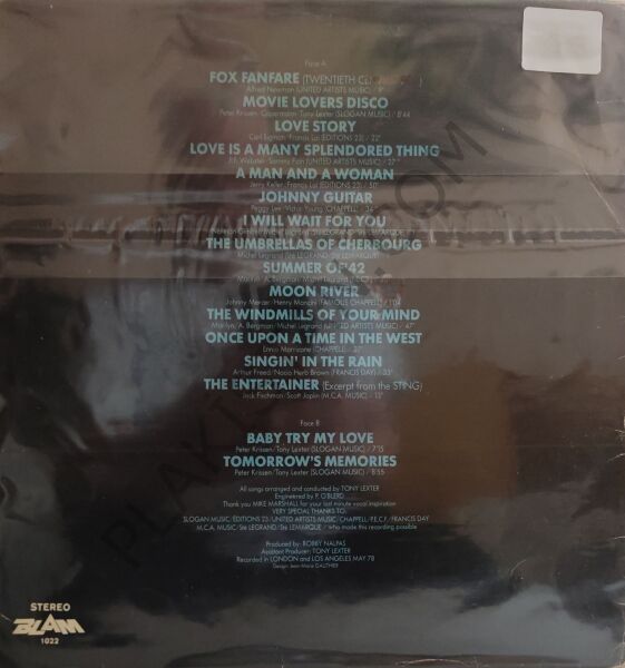 Janet Manchester – Movie Lovers Disco LP PLAK