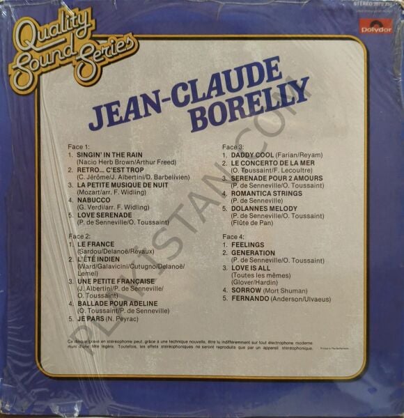 Jean Claude Borelly 2 LP PLAK