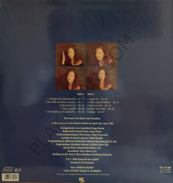 Vicky Leandros – Starkes Gefühl LP PLAK