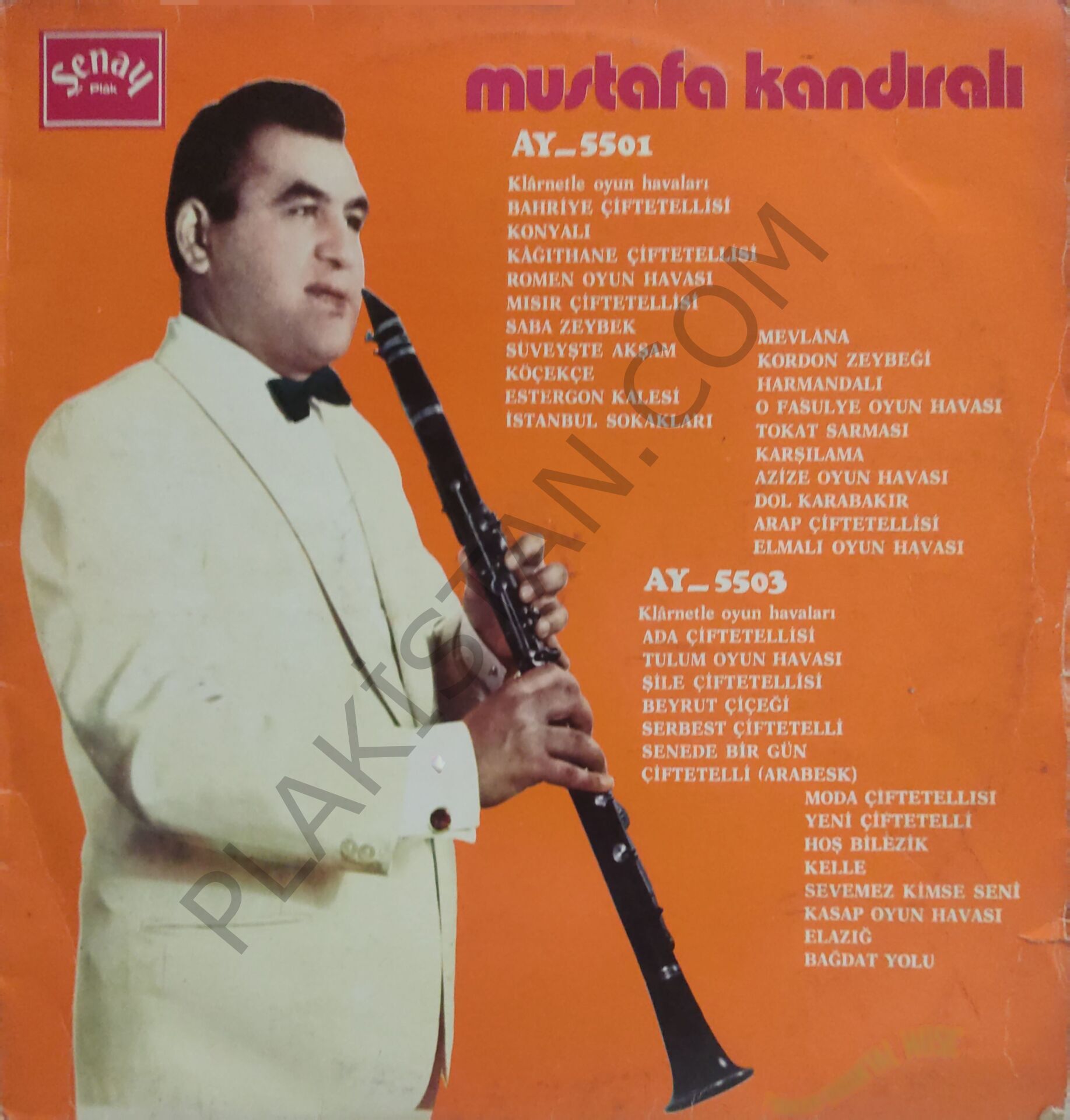 Mustafa Kandıralı Klarnetle Oyun Havaları LP