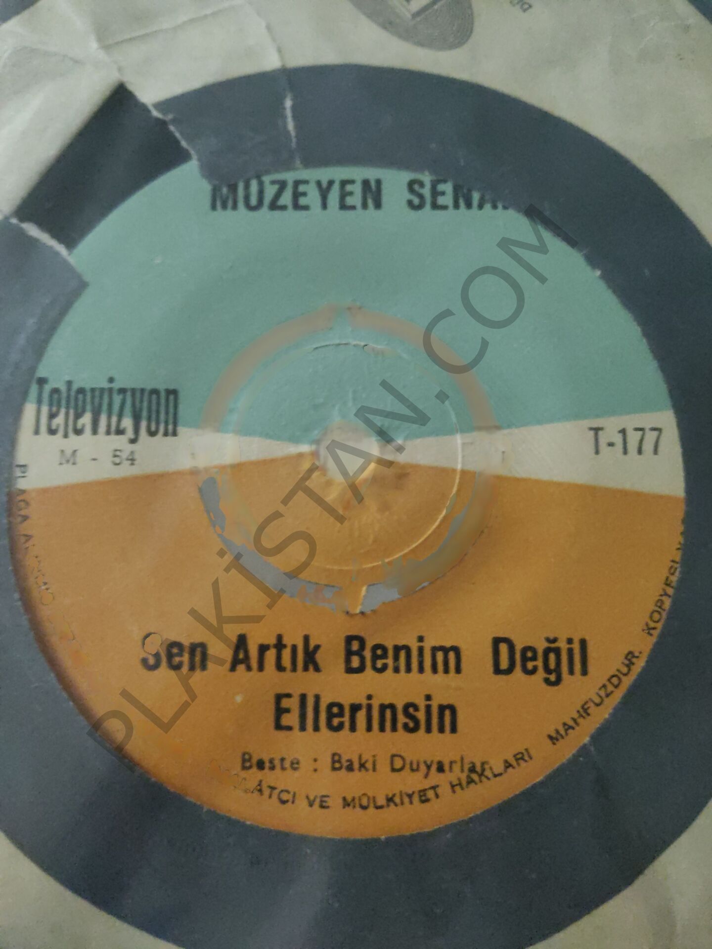 Müzeyyen Senar - Yörükte Yaylasında 45 lik PLAK