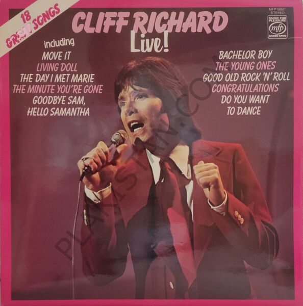 Cliff Richard – Live! LP PLAK