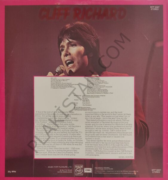 Cliff Richard – Live! LP PLAK