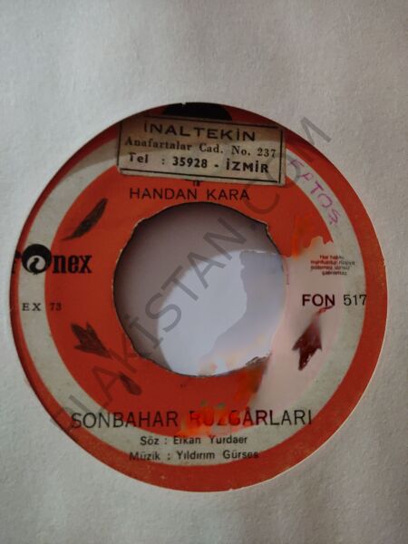 Handan Kara - Beni bırakma 45 lik PLAK