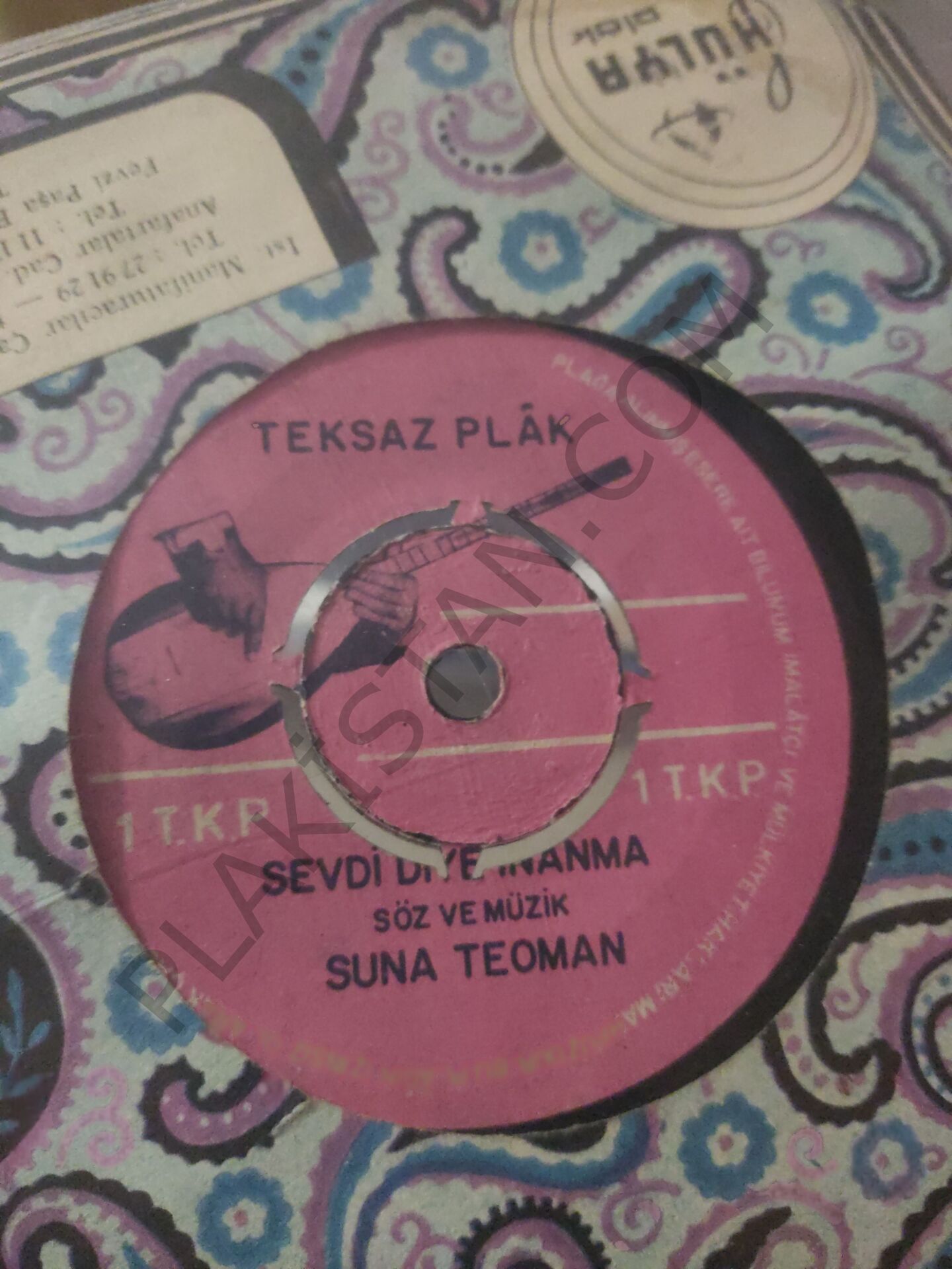 Suna Teoman - Babalar yüzünden ne çekiyor babalar - 45 lik PLAK