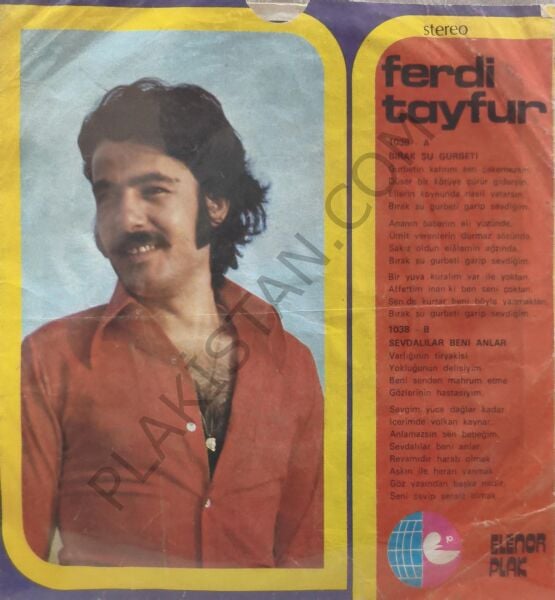 Ferdi Tayfur Bırak Şu Gurbeti 45 LİK PLAK