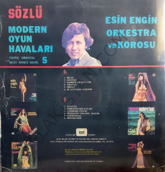 Esin Engin Orkestra ve Korosu Modern Oyun Havaları Vol. 5 Sözlü LP