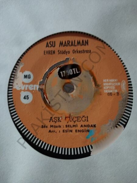 Asu Maralman - Recep - 45 lik PLAK