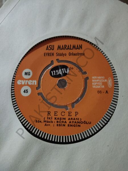 Asu Maralman - Recep - 45 lik PLAK