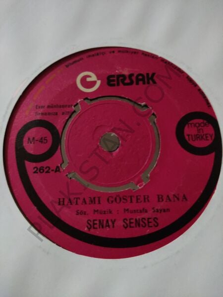 Şenay Şenses - Hatamı göster bana - 45 lik PLAK