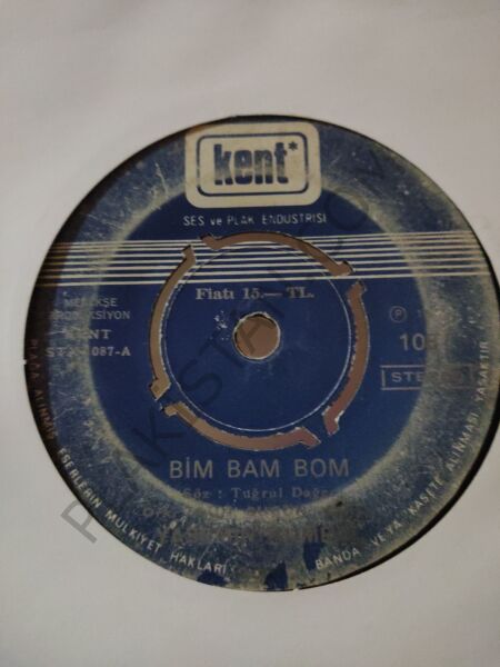 Yasemin Kumral - Kapaksız - Bim bam bom - 45 lik PLAK