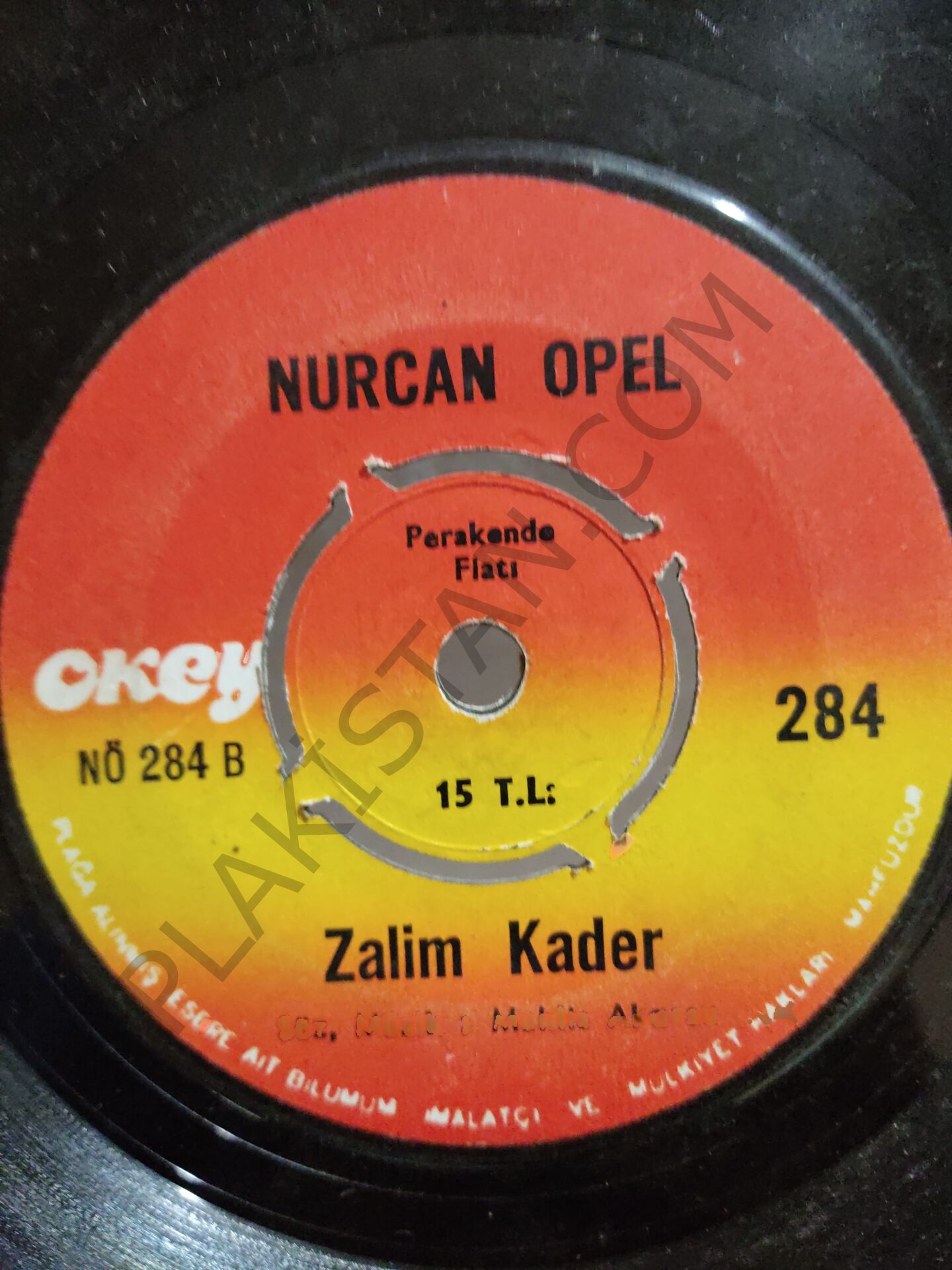 Nurcan Opel - Komşu oğlu komşu kızı 45 lik PLAK