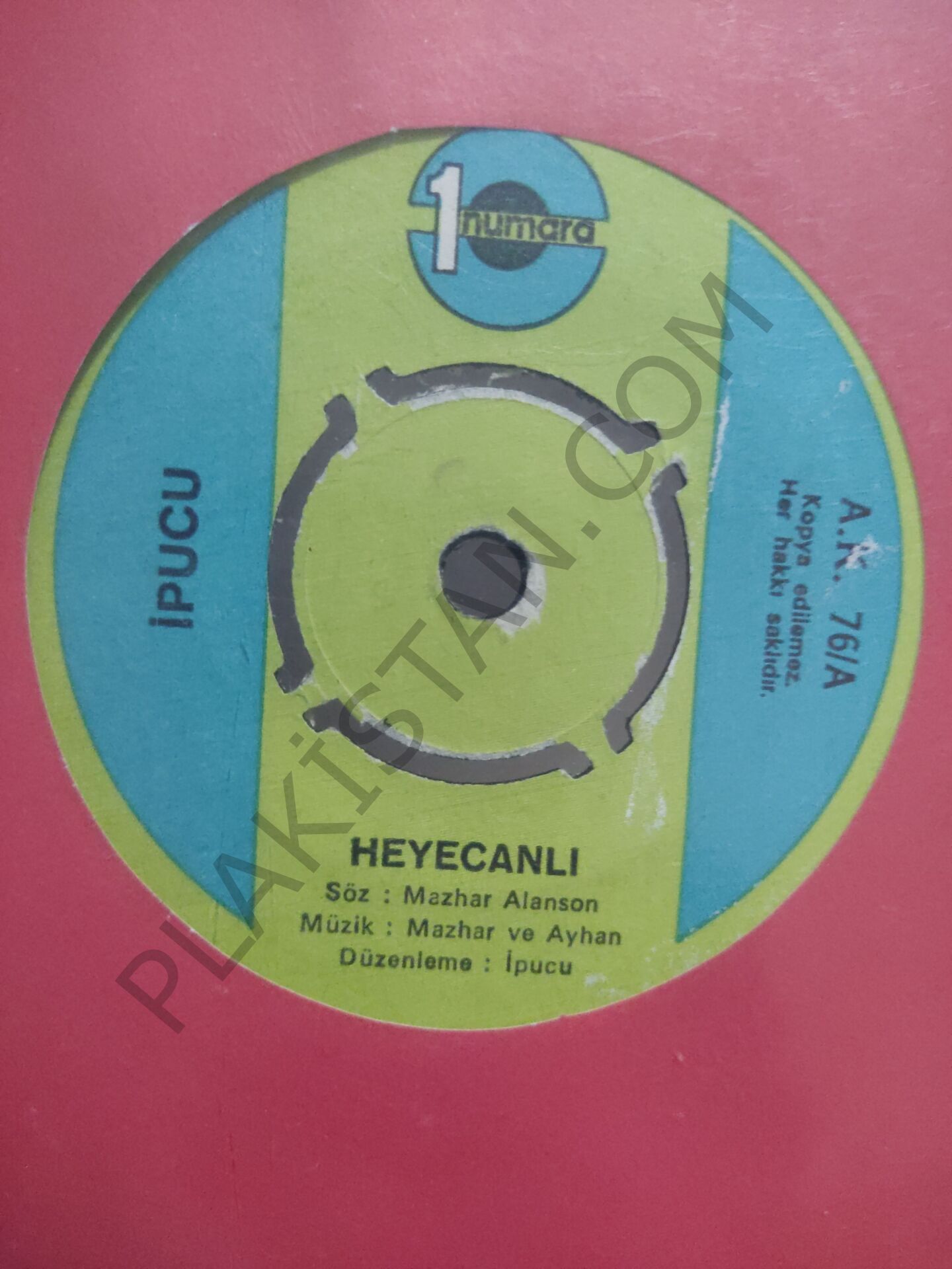 İpucu Hop Otur Hop Kalk 45lik PLAK