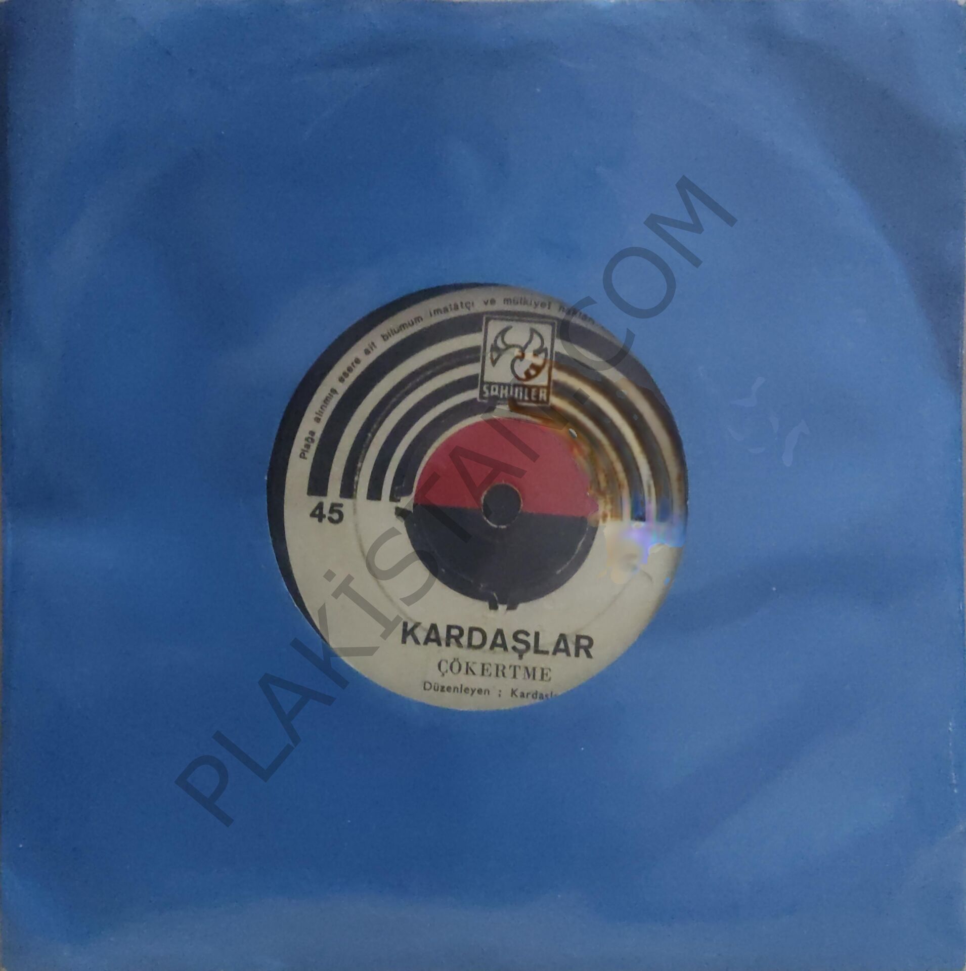 Kardaşlar - Deniz Üstü Köpürür 45 LİK PLAK