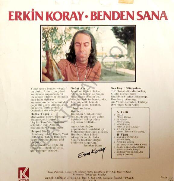 Erkin Koray Benden Sana LP