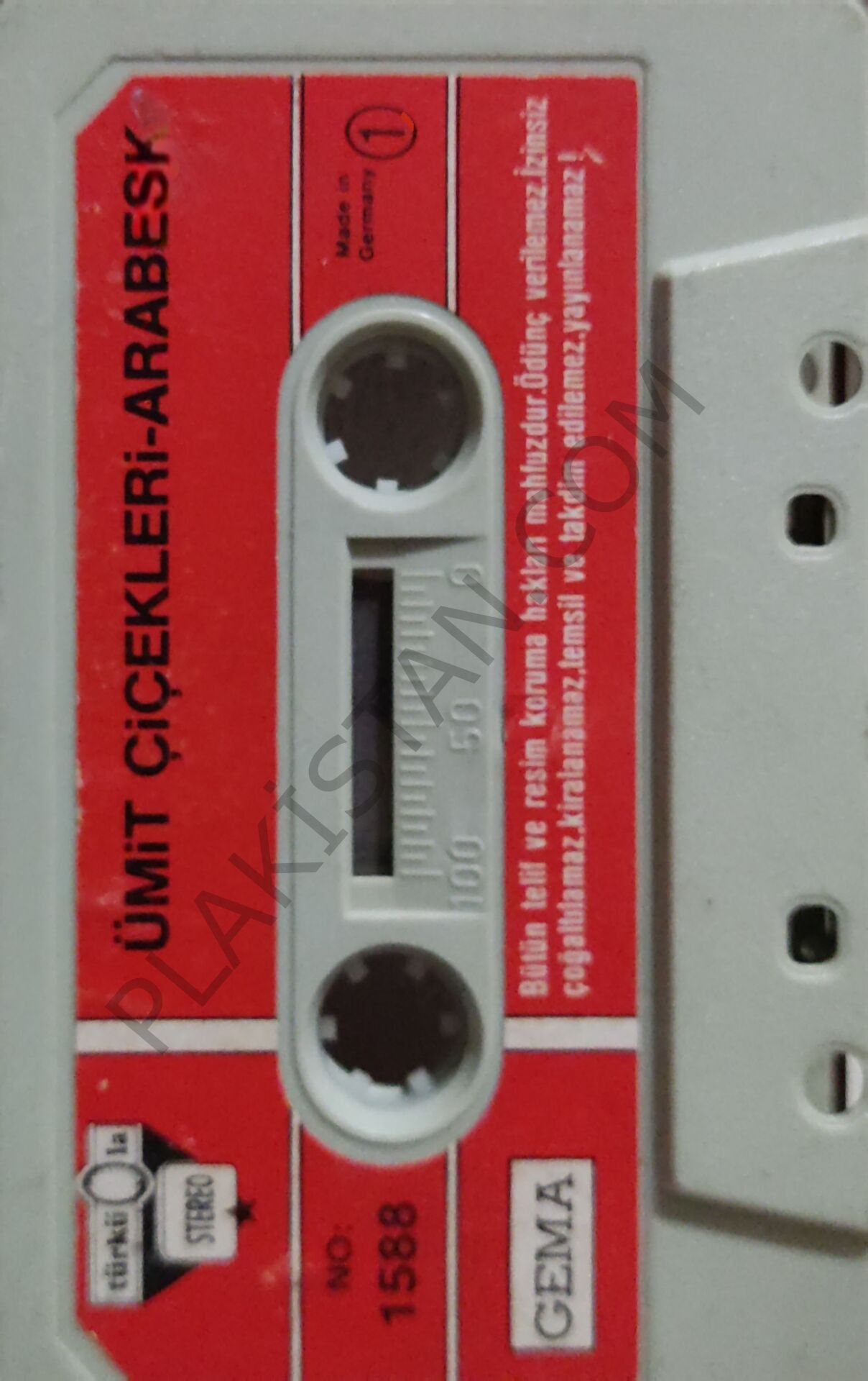 ÜMİT BESEN - ÜMİT ÇİÇEKLERİ  1588 KASET