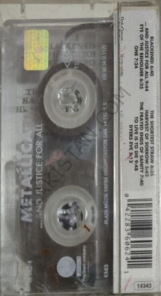 Metallica ‎– ...And Justice For All KASET