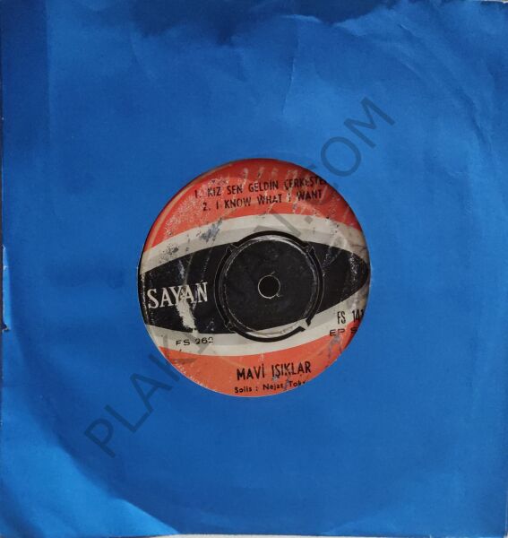 Mavi Işıklar - Yar Saçların Lüle Lüle EP PLAK