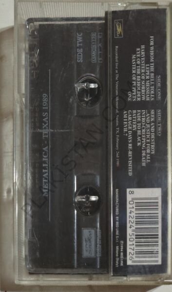 Metallica – Texas 1989 KASET
