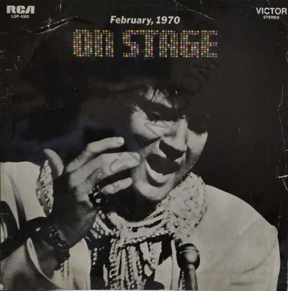 Elvis Presley On Stage - LP PLAK