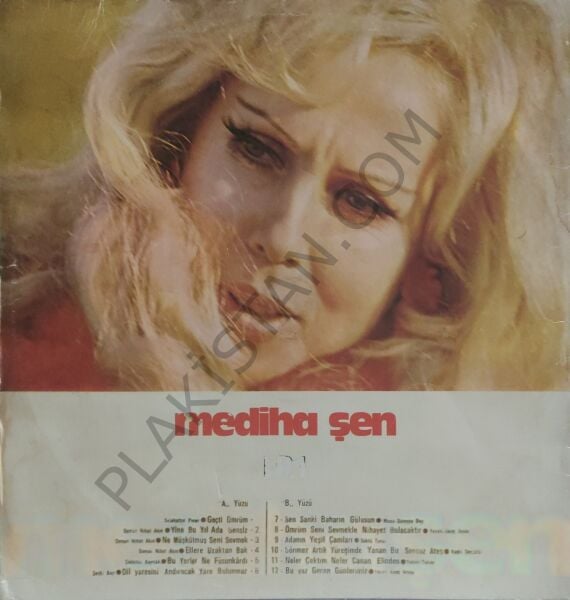 Mediha Şen &  Klasik Türk Müziğinden Seçmeleri1 LP PLAK
