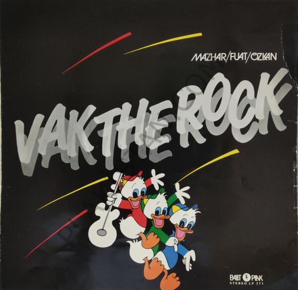 Mazhar / Fuat / Özkan Vak The Rock LP PLAK