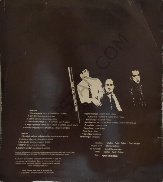 Mazhar Fuat Özkan Ele Güne Karşı Yapayalnız LP