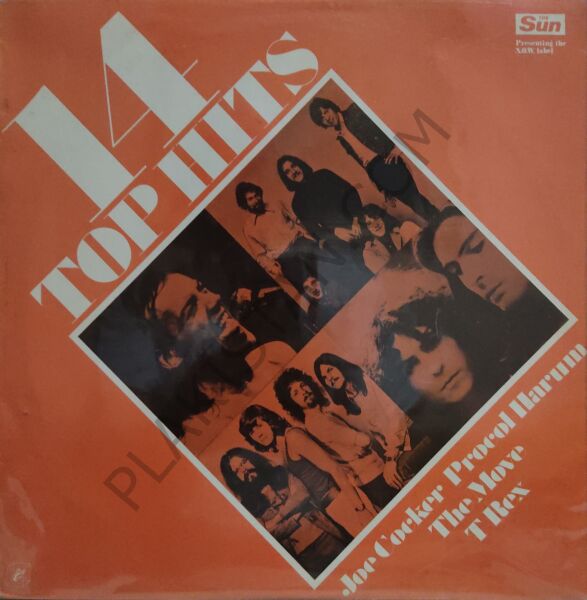 Joe Cocker / Procol Harum / The Move / T Rex* – 14 Top Hits LP PLAK