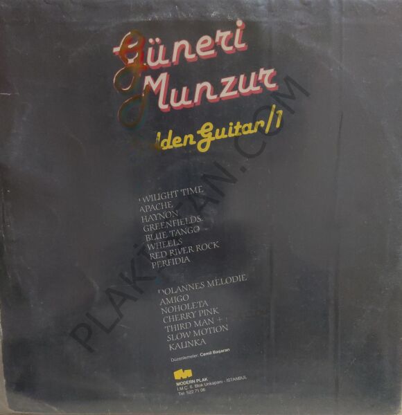 GÜNERİ MUNZUR golden guitar /1 LP