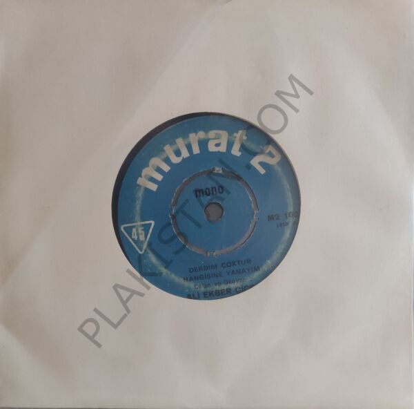 Ali Ekber Çiçek - Derdim Çoktur Hangisine Yanayım 45 LİK PLAK