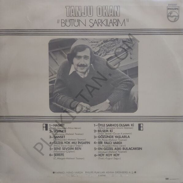 Tanju Okan Bütün Şarkılarım LP