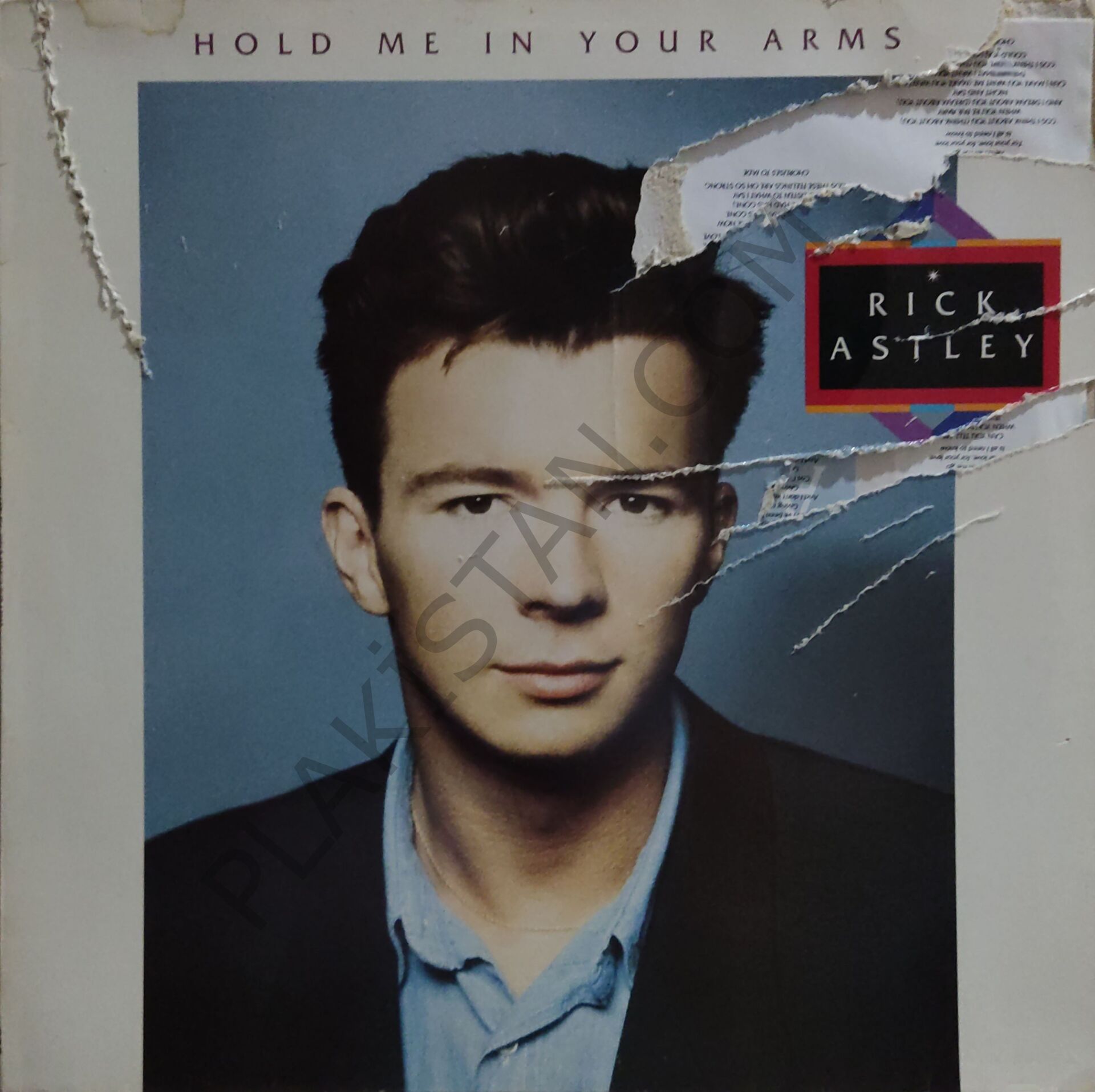 Rick Astley Hold Me In Your Arms LP PLAK