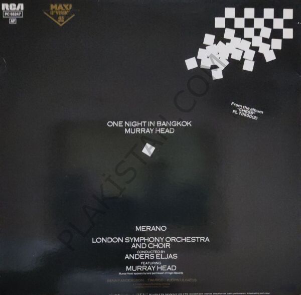 Murray Head – One Night In Bangkok LP PLAK