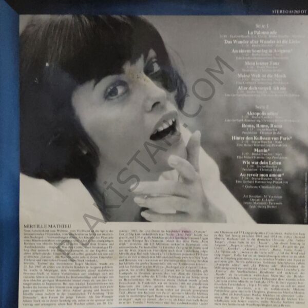 Mirelle Mathieu Die Grossen Erfolge LP PLAK