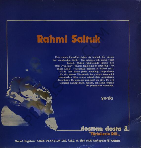 Rahmi Saltuk Dosttan Dosta 3 LP